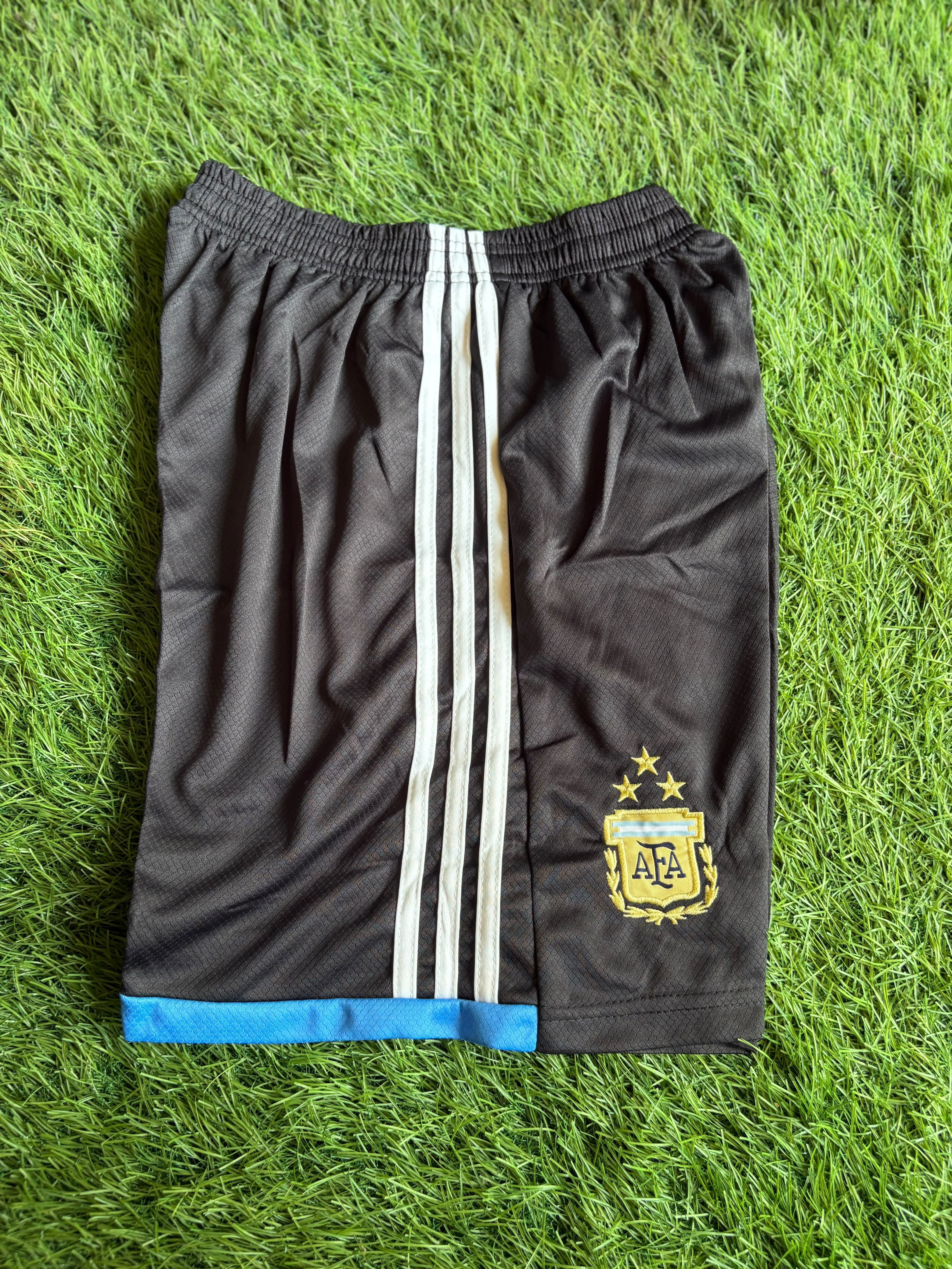 Retro Argentina 3 Star Home Shorts WC 2022