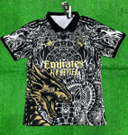 R Madrid Chinese Dragon Black /Gold Jersey front and back sublimation 2023/24 [Superior Quality]