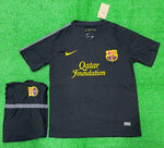 Retro Barcelona Away Jersey with Shorts 2011/12 .
