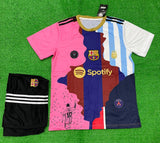 Messi all Clubs Special Version Jersey With Shorts 2025/26 [Premium Quality]