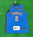 Thunder 2 Blue Basketball Jersey [Stitch]