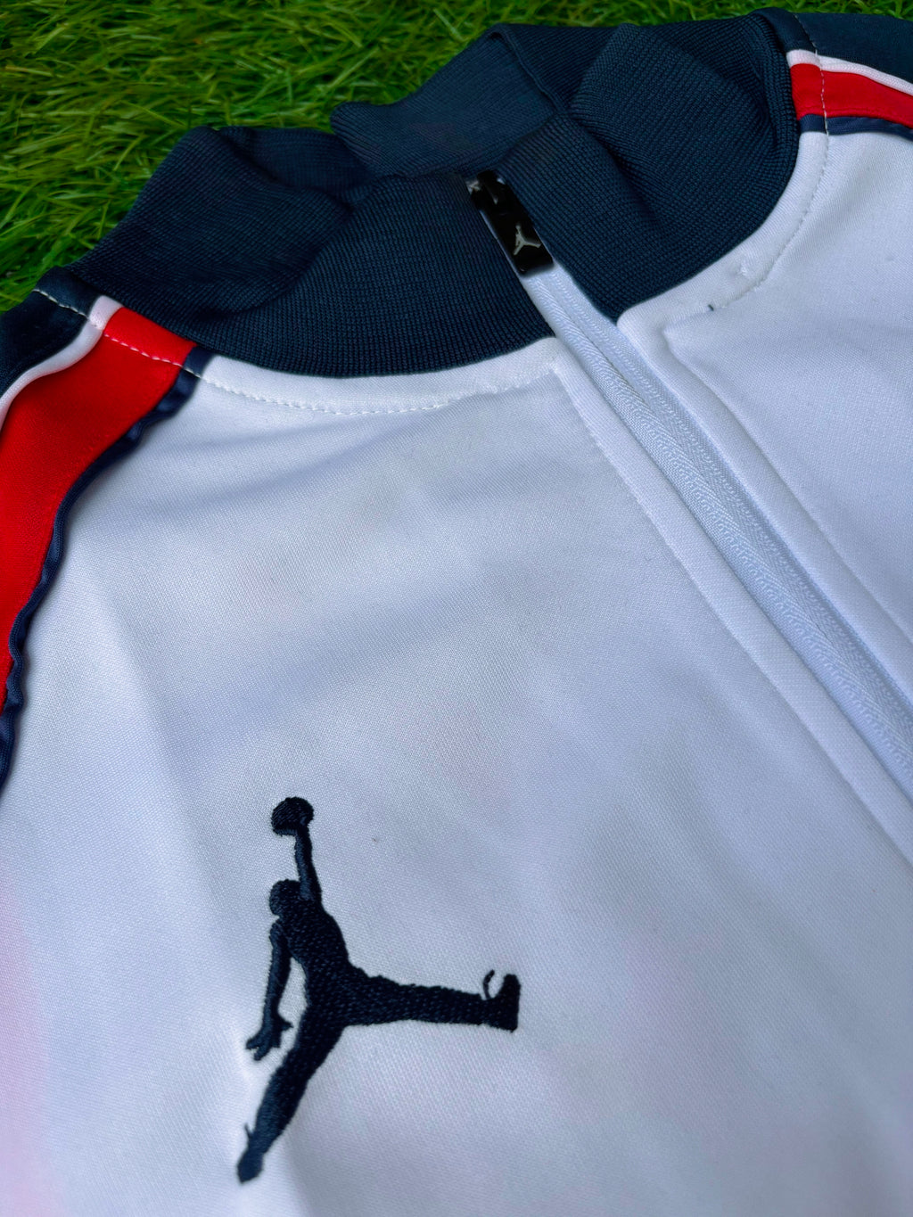 PSG Jordan White Anthem Jacket