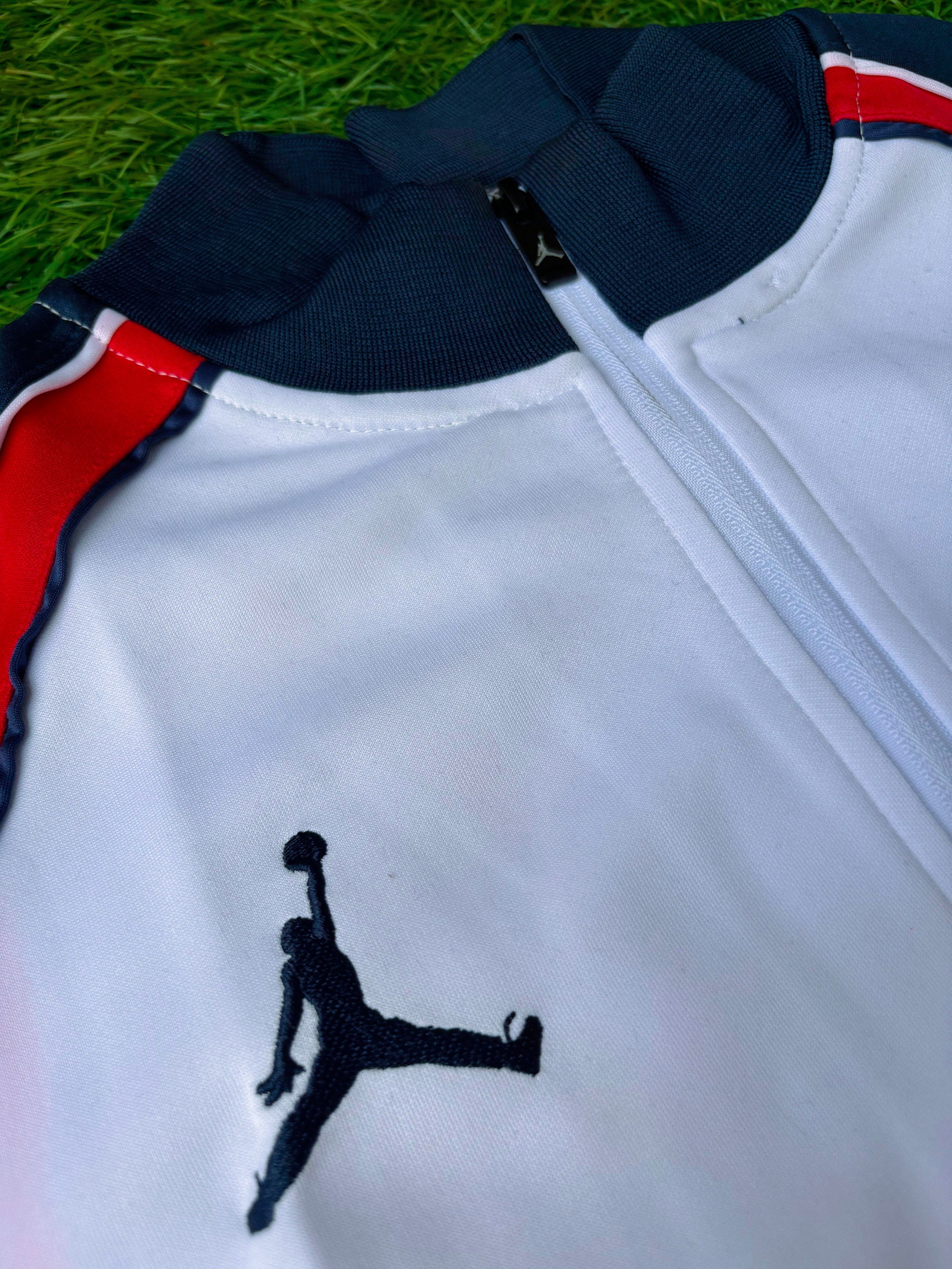 PSG Jordan White Anthem Jacket