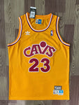 Cavs 23 Yellow/Red Basketball Jersey [Stitch]