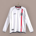 Retro England Home Full sleeve Jersey 2002