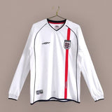 Retro England Home Full sleeve Jersey 2002