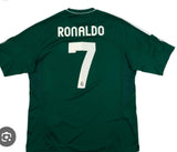 Retro Real Madrid 3rd Ronaldo Deep Green Jersey 2012/13