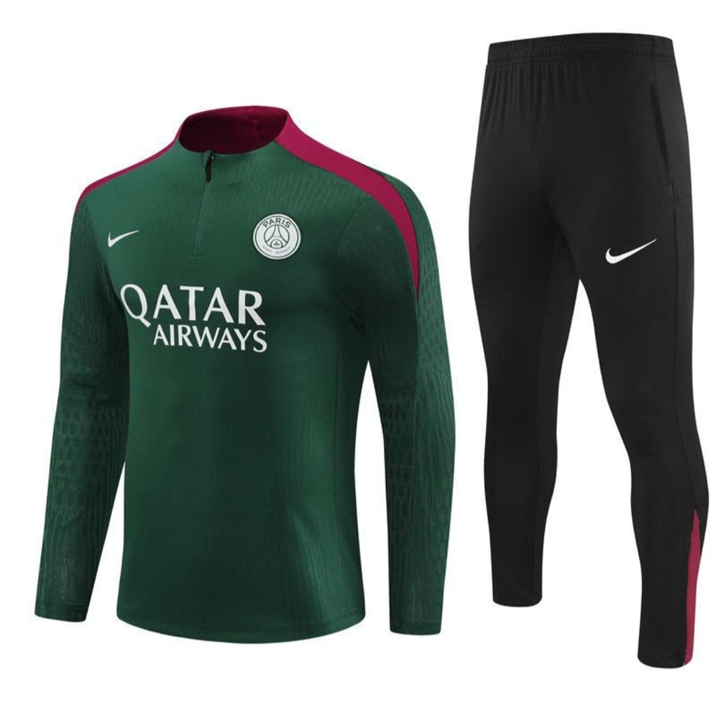 PSG Olive Green Training Track Upper & Black Lower