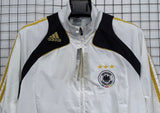 Germany White Retro Anthem windbreaker Jacket 2007/08.
