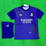 Real Madrid Y-3 purple Jersey With Shorts 23/24 [Premium Quality]