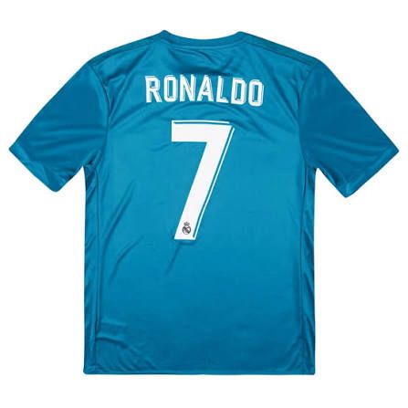 Retro R Madrid Ronaldo 3rd Jersey & Shorts 2017/18