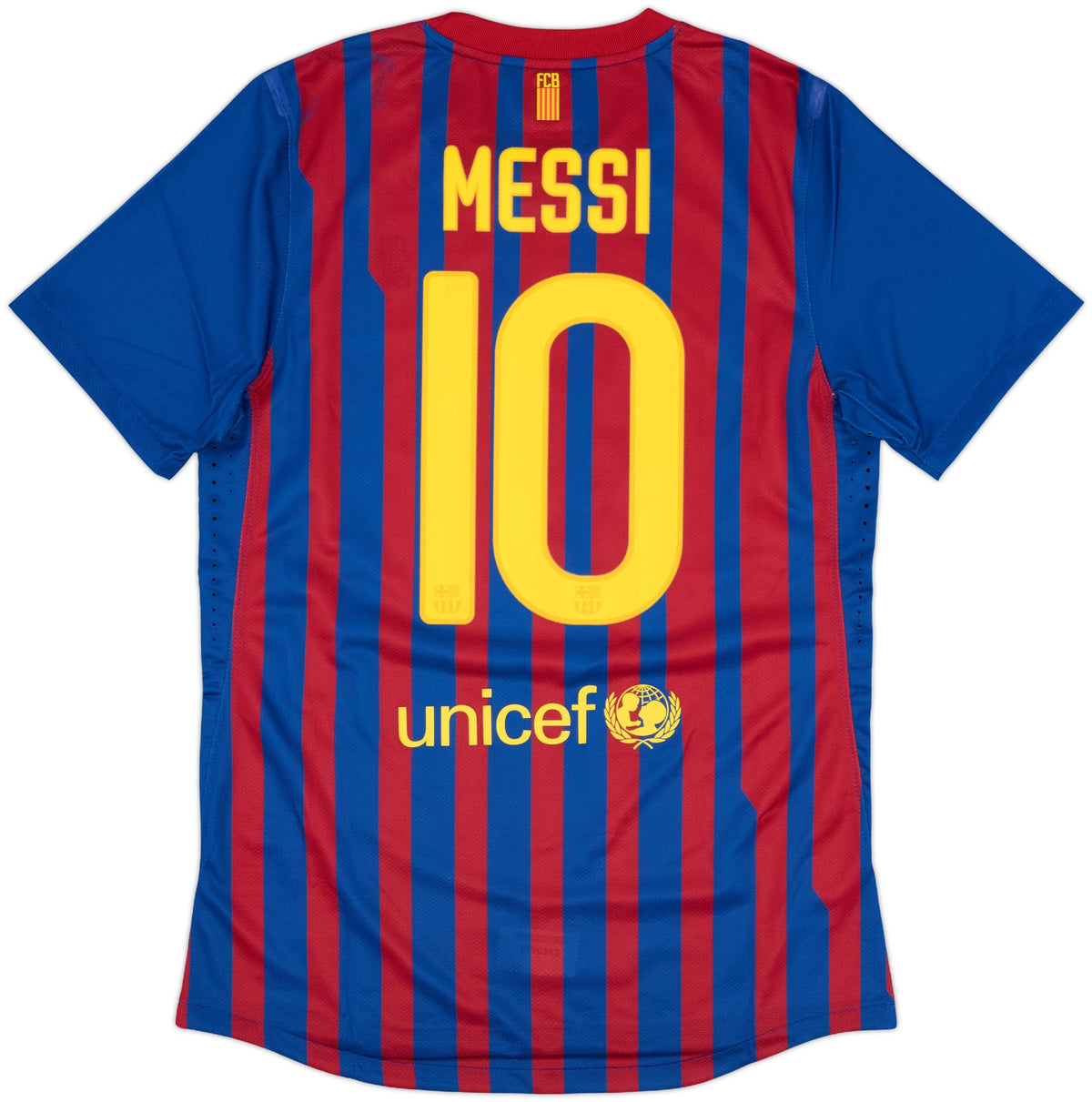 Retro Barcelona Messi Home Jersey & Shorts 2011/12