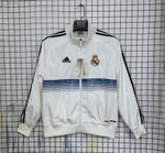 Real Madrid White with Blue stripes Anthem winchester Jacket 2025/26
