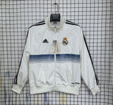 Real Madrid White with Blue stripes Anthem winchester Jacket 2025/26
