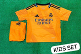 Kids/Youth Real Madrid Away Home Jersey & Shorts 2024/25