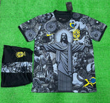 BRAZIL Special Jesus Jersey with Shorts 2025/26 [Premium Quality]