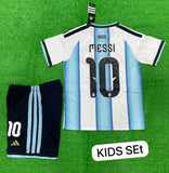 Argentina Messi Kids/Youth Home Jersey & Shorts WC 2026