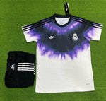 Real Madrid Special edition White Purple  Jersey with Shorts 2024/25 [Premium Quality]