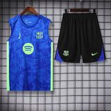 BARCELONA Sleeveless Pre-Match Jersey Blue 2024/25 [Superior Quality]