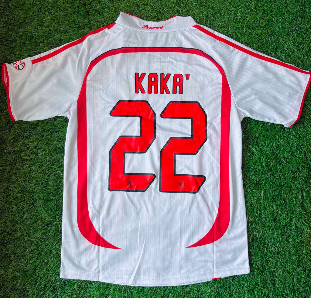 Retro AC Milan Kaka' Away Jersey & Shorts UCL Final 2007