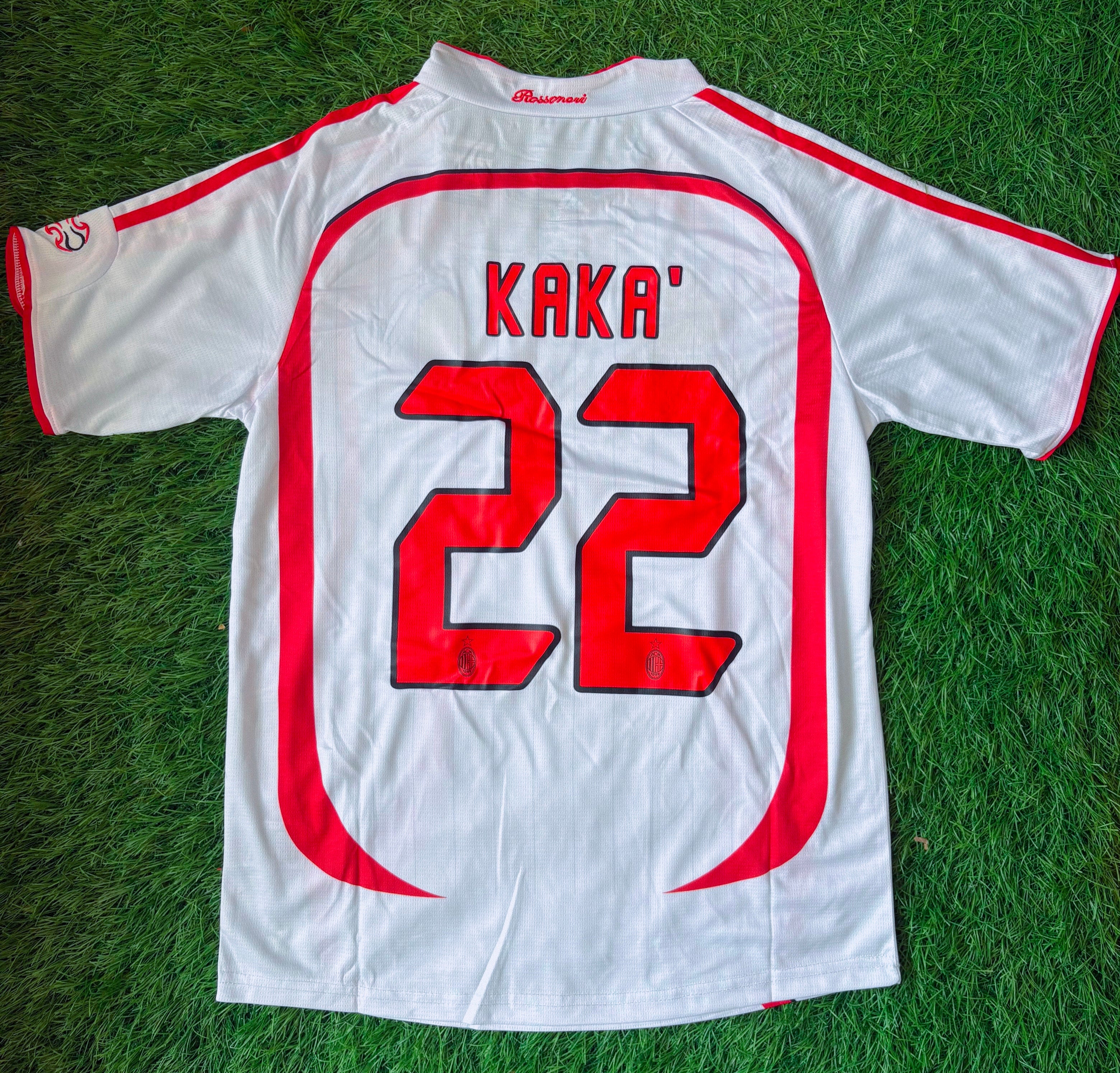 Retro AC Milan Kaka' Away Jersey & Shorts UCL Final 2007