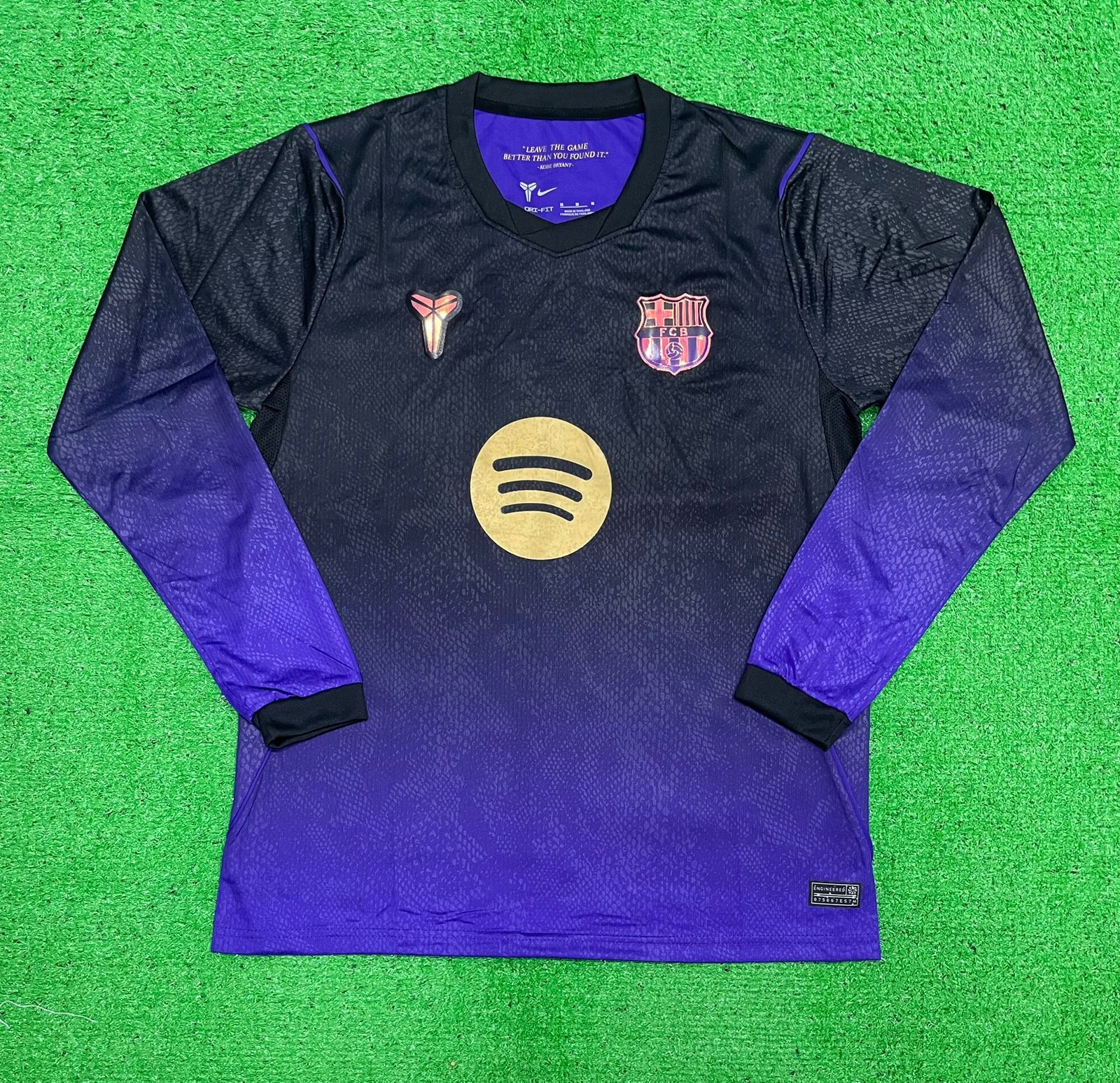 Barcelona Away 'Mamba' x Bryant Full Sleeve Jersey 2026/27 [Superior Quality]