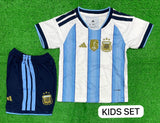 Argentina Kids/Youth Home  World cup Jersey & Shorts 3 star 2026/27.