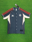 BAYERN MUNICH  Black Embroidered Baseball Jersey  2025/26 [Player's Quality]