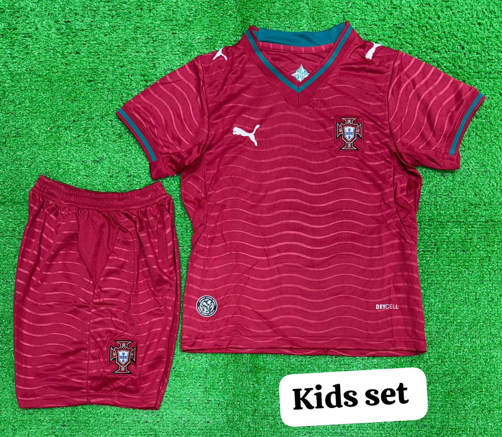 Portugal Kids/Youth Home Jersey & Shorts WC 2026