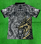 R Madrid Chinese Dragon Black /Gold Jersey front and back sublimation 2023/24 [Superior Quality]