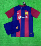 Barcelona Home  Jersey With Shorts 2023/24 [Premium Quality]
