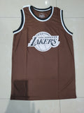 Lakers Los angles 2 Maroon White  Basketball Jersey Only[Print]