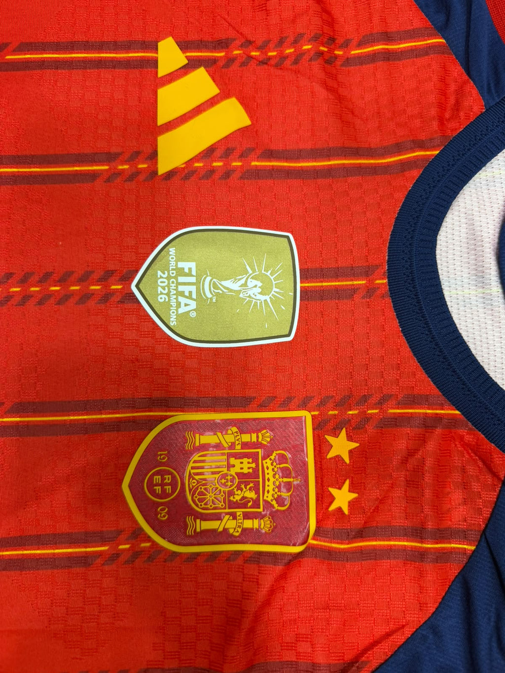 Spain Home 2 Star with FIFA Winners Badge Jersey WC 2026 [Player's Quality]