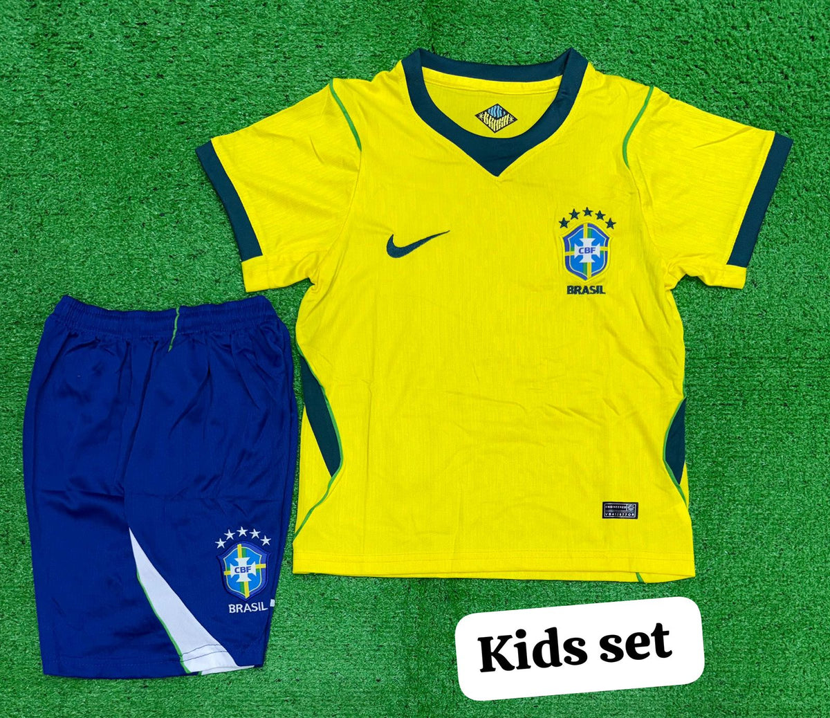 Brazil Kids/Youth Home Jersey & Shorts WC 2026