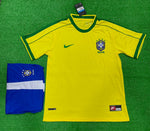Retro Brazil Home Jersey withShorts1998/99.