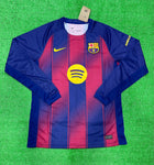 Barcelona Home Full Sleeve Jersey 2025/26 [Superior Quality]