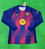 Barcelona Home Full Sleeve Jersey 2025/26 [Superior Quality]