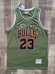 Bulls 23 bottle green Black Lakers Basketball Jersey [Stitch]