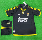 Retro R Madrid  AwayJersey with Shorts 99-01
