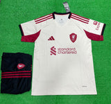 Liverpool Away Jersey with Shorts 2025/26 [Premium Quality]