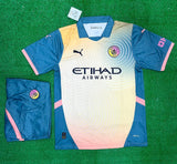Manchester City Special edition Jersey with Shorts 2024/25 [Premium Quality]