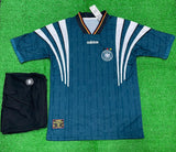 Retro Germany Away Jersey With Shorts 1996/97.