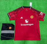 Man Utd Home Jersey and Shorts 2025/26 [PremiumQuality]