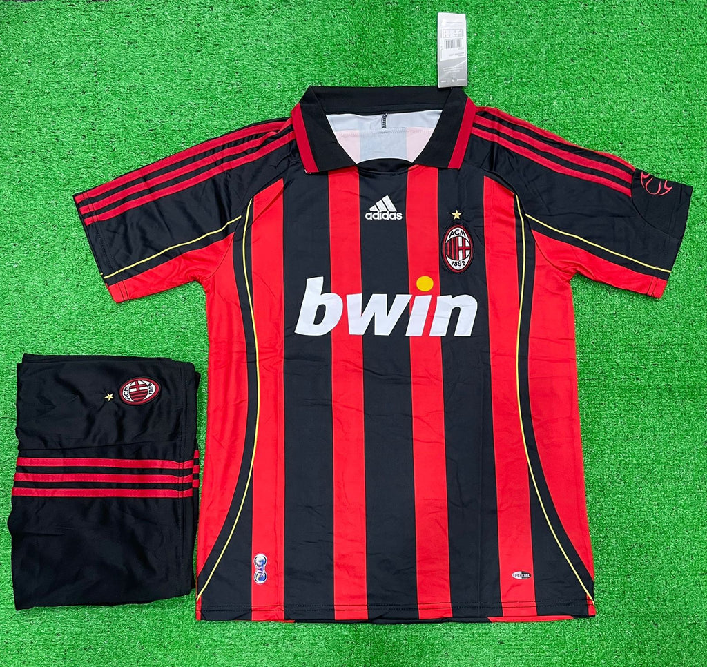 Retro AC Milan Kaka' Home Jersey & Shorts UCL Winners 2007