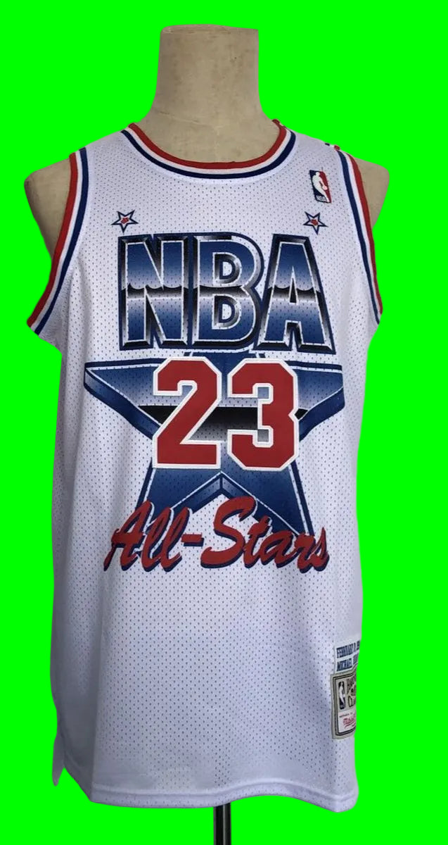 Jordan 23 All Stars White Basketball Jersey [Stitch]