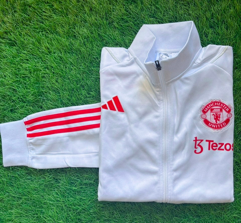 Manchester United Training Jacket White