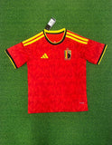 BELGIUM HOME Featuring flame in Deep Red Jersey 2026 [Superior Quality]