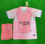 Barcelona Special Version Pink Jersey With Shorts 2025/26 [Premium Quality]