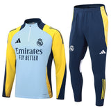 Real Madrid  White yellow Track Suit 2024/25