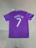 Retro Real Madrid Away Ronaldo Half Sleeve Jersey with Shorts 2016/17